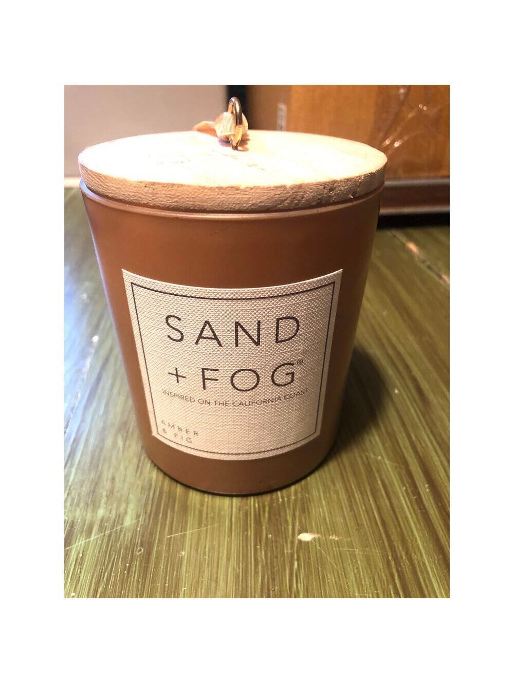 Sand & Fog NEW Amber & Fig 11.5oz Candle